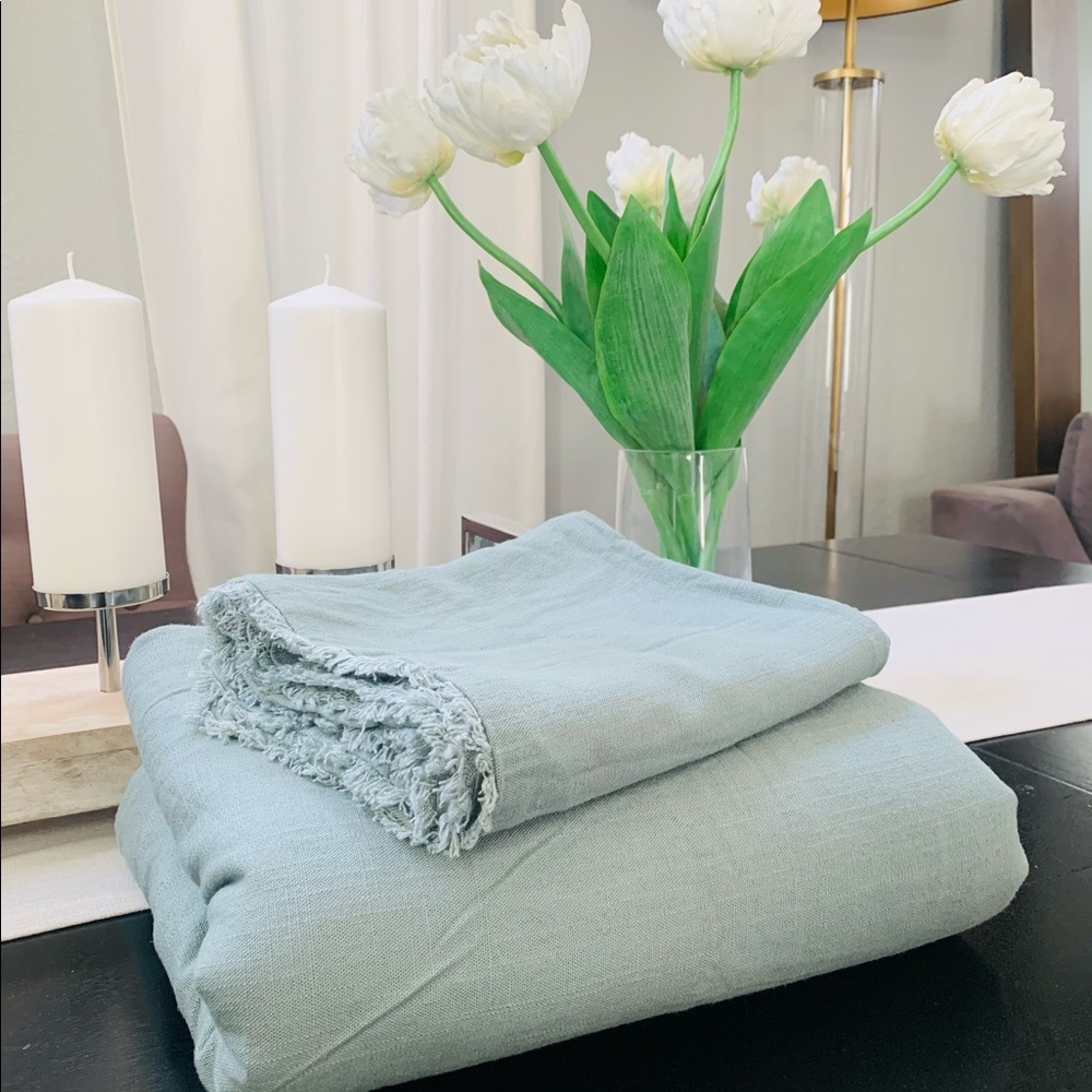 CASALUNA heavyweight linen blend duvet set-KING